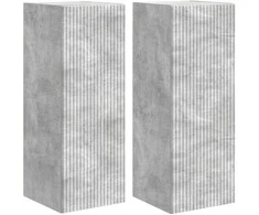 TV staliukas TV sieninė spintelė 2 pcs Betoninė 30 x 31 x 80 cm
