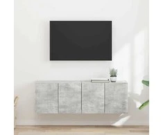 TV staliukas TV sieninė spintelė 2 pcs Betono pilka 59,5 x 31 x 40 cm