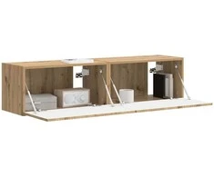 TV staliukas TV sieninė spintelė 2 pcs Meistrų ąžuolas 60 x 31 x 29,5 cm