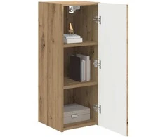 TV staliukas TV sieninė spintelė 2 pcs Meistrų ąžuolas 30 x 31 x 80 cm