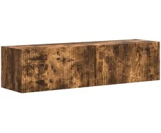 TV staliukas TV sieninė spintelė 2 pcs Rūkyta ąžuolas 60 x 31 x 29,5 cm
