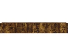 TV staliukas TV sieninė spintelė 2 pcs Rūkyta ąžuolas 98 x 31 x 29,5 cm