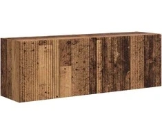 TV staliukas TV sieninė spintelė 2 pcs Senovinis medis 59,5 x 31 x 40 cm