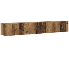 TV staliukas TV sieninė spintelė 2 pcs Senovinis medis 98 x 31 x 29,5 cm