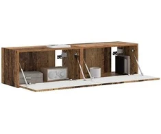 TV staliukas TV sieninė spintelė 2 pcs Senovinis medis 60 x 31 x 29,5 cm