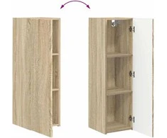 TV staliukas TV sieninė spintelė 2 pcs Sonoma 30 x 31 x 100 cm
