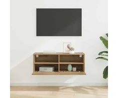 TV staliukas TV sieninė spintelė Amatininkų ąžuolas 80 x 30 x 30 cm