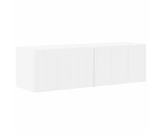 TV staliukas TV sieninė spintelė Balta 98 x 31 x 29,5 cm Apdirbta mediena