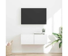TV staliukas TV sieninė spintelė Balta 78,5 x 31 x 29,5 cm Apdirbta mediena