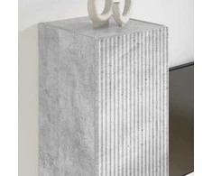 TV staliukas TV sieninė spintelė Betoninė 30 x 31 x 60 cm Apdirbta mediena