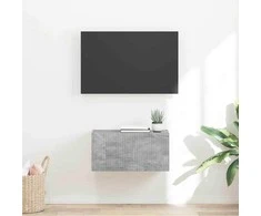TV staliukas TV sieninė spintelė Betoninė 60 x 31 x 29,5 cm Apdirbta mediena