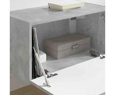 TV staliukas TV sieninė spintelė Betoninė 60 x 31 x 29,5 cm Apdirbta mediena