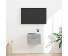 TV staliukas TV sieninė spintelė Betoninė 39 x 31 x 29,5 cm Apdirbta mediena