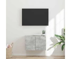 TV staliukas TV sieninė spintelė Betono pilka 59,5 x 31 x 40 cm