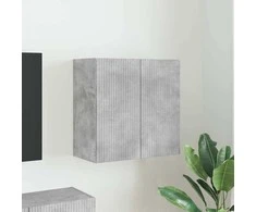 TV staliukas TV sieninė spintelė Betono pilka 59,5 x 31 x 60 cm