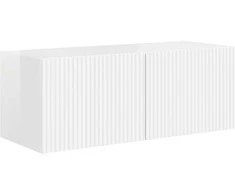 TV staliukas TV sieninė spintelė Blizgus baltas 78,5 x 31 x 29,5 cm