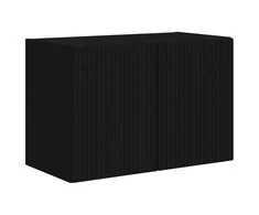 TV staliukas TV sieninė spintelė Juoda 59,5 x 31 x 40 cm Apdirbta mediena