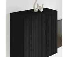 TV staliukas TV sieninė spintelė 59,5 x 31 x 60 cm Juoda Apdirbta mediena