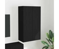TV staliukas TV sieninė spintelė Juoda 59,5 x 31 x 100 cm Apdirbta mediena