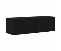 TV staliukas TV sieninė spintelė Juoda 98 x 31 x 29,5 cm Apdirbta mediena