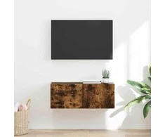TV staliukas TV sieninė spintelė Rūkyta ąžuolas 78,5 x 31 x 29,5 cm