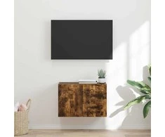 TV staliukas TV sieninė spintelė Rūkyta ąžuolas 59,5 x 31 x 40 cm