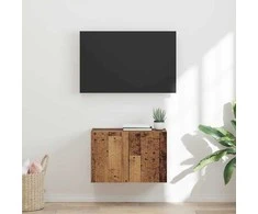 TV staliukas TV sieninė spintelė Senovinis medis 59,5 x 31 x 40 cm