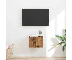 TV staliukas TV sieninė spintelė Senovinis medis 39 x 31 x 29,5 cm