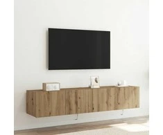TV staliukas TV sieninė spintelė 2 pcs Amatininkų ąžuolas 80 x 35 x 31 cm