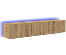 TV staliukas TV sieninė spintelė 2 pcs Amatininkų ąžuolas 80 x 35 x 31 cm