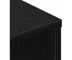 TV staliukas Televizoriaus spintelė 2 pcs Juodas ąžuolas 80 x 30 x 30 cm