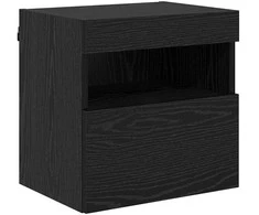 TV staliukas TV sieniniai spintelės 2 pcs Juodas ąžuolas 40 x 30 x 40 cm