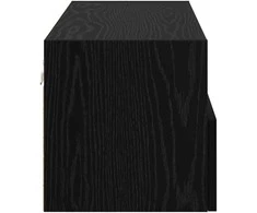 TV staliukas TV sieniniai spintelės 2 pcs Juodas ąžuolas 80 x 30 x 30 cm