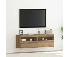 TV staliukas TV sieninė spintelė 2 pcs artisano ąžuolo 60 x 30 x 40 cm