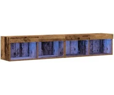 TV staliukas TV spintelių komplektas 2 pcs Sena mediena 80 x 30 x 30 cm
