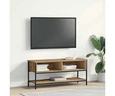TV staliukas TV spintelių komplektas Amatininkų ąžuolas 100 x 35 x 45 cm