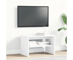 TV staliukas TV spintelė, balta, 60x40x40 cm, inžinerinė mediena