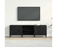 TV staliukas TV spintelių komplektas Juodas ąžuolas 150 x 30 x 50 cm