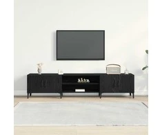 TV staliukas Televizoriaus spintelė Juodas ąžuolas 180 x 31,5 x 40 cm