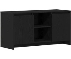 TV staliukas Televizoriaus spintelė Juodas ąžuolas 102 x 37,5 x 52,5 cm