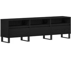 TV staliukas Televizoriaus spintelė Juodas ąžuolas 150 x 30 x 44,5 cm