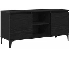 TV staliukas Televizoriaus spintelė Juodas ąžuolas 102 x 35 x 50 cm