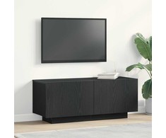 TV staliukas Televizoriaus spintelė Juodas ąžuolas 100 x 35 x 40 cm