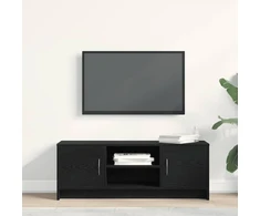 TV staliukas TV spintelė, juodo ąžuolo spalvos, 102x30x37,5 cm, inžinerinė mediena