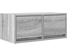 TV staliukas TV spintelė, pilka ąžuolo, 60x31x25,5 cm, apdirbta mediena