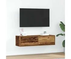 TV staliukas Televizoriaus spintelė Sena mediena 100 x 31 x 25,5 cm