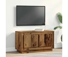 TV staliukas Televizoriaus spintelė Sena mediena 80 x 35 x 45 cm
