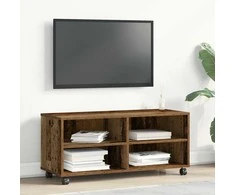TV staliukas Televizoriaus spintelė Ruda 90 x 35 x 40.5 cm Apdirbta mediena