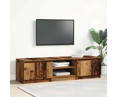 TV staliukas TV spintelė, senovinė mediena, 140x40x36 cm, inžinerinė mediena