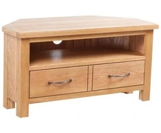 TV staliukas TV spintelė su stalčiumi, 88x42x46cm, ąžuolo medienos masyvas